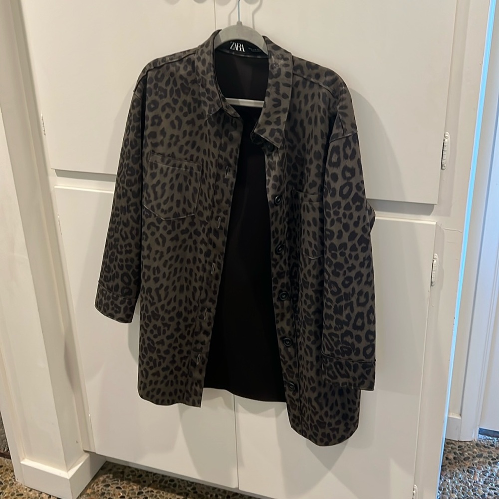 Zara leopard jacket